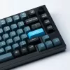 Keychron Double Shot KSA PBT Tastenkappen-Set - Dunkelgrau/Grau/Blau (137 Tasten)