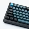 Keychron Double Shot KSA PBT Tastenkappen-Set - Dunkelgrau/Grau/Blau (137 Tasten)