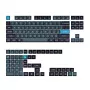 Keychron Double Shot KSA PBT Tastenkappen-Set - Dunkelgrau/Grau/Blau (137 Tasten)