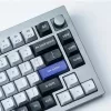 Keychron Double Shot KSA PBT Tastenkappen-Set - Dunkelgrau/Weißrauch (137 Tasten, MX-Stil, ANSI)