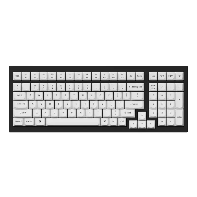 Keychron Double Shot PBT OSA Full Keycap Set - Schwarz/Weiß