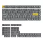 Keychron Double Shot PBT OSA Tastenkappen-Set – Dunkelgrau (140 Tasten, MX-Stil)