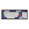 Keychron Double-Shot PBT OSA Tastenkappen-Set - Blau und Weiß | 137 Tasten | MX-Stil | ANSI US