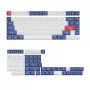 Keychron Double-Shot PBT OSA Tastenkappen-Set - Blau und Weiß | 137 Tasten | MX-Stil | ANSI US