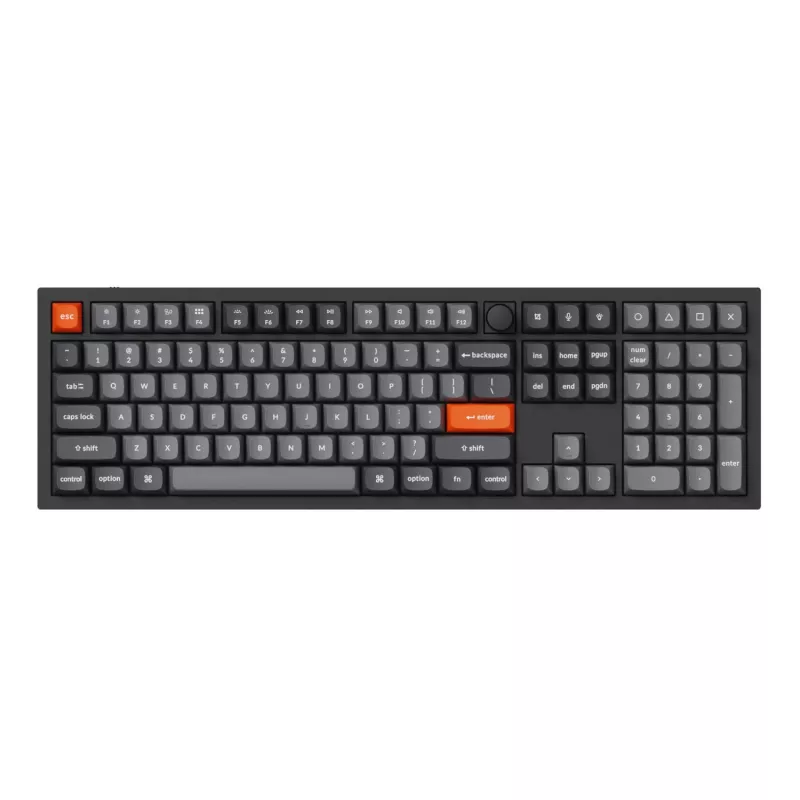 Keychron Double-Shot PBT OSA Tastenkappen-Set - Grau (142 Tasten, MX-kompatibel)