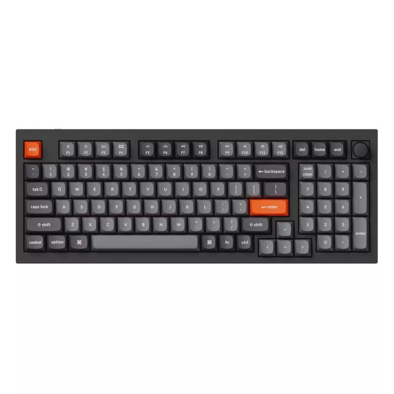 Keychron Double-Shot PBT OSA Tastenkappen-Set - Grau (142 Tasten, MX-kompatibel)
