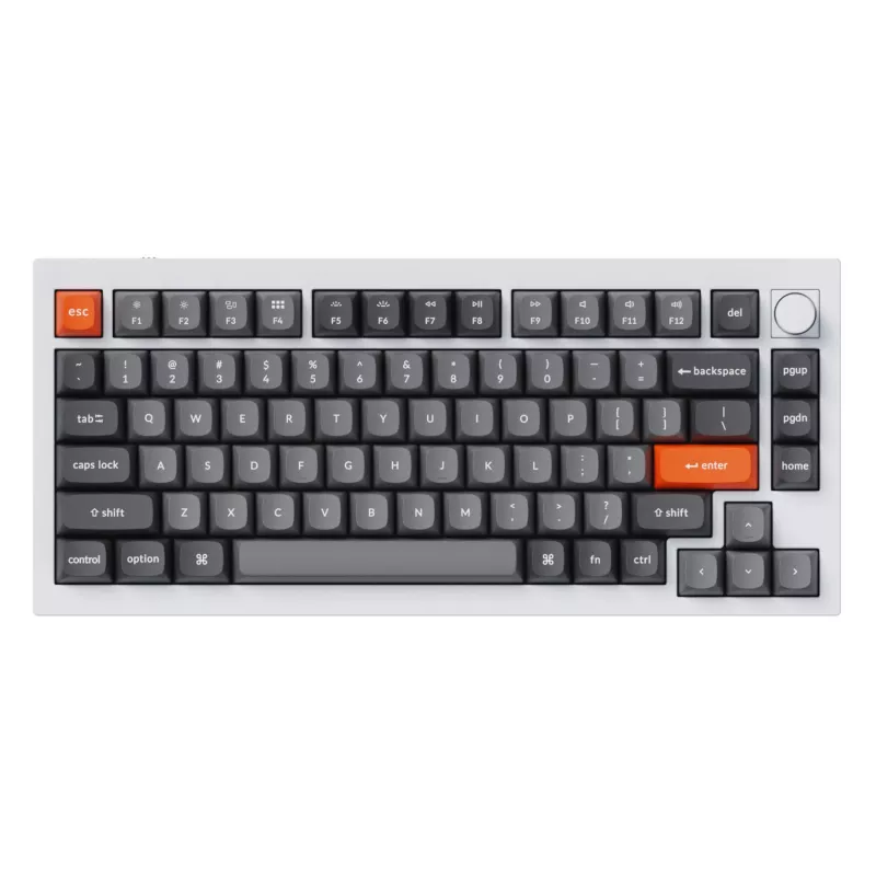 Keychron Double-Shot PBT OSA Tastenkappen-Set - Grau (142 Tasten, MX-kompatibel)