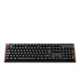 Keychron K10 HE Kabellose Magnetische Tastatur mit Schaltern Deutsches Layout (Schwarz/Holz, DE-Layout, Gateron Double-Rail Magnetic Nebula, Hot-Swap, Aluminiumrahmen, RGB)