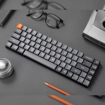 Keychron K7 Max QMK/VIA 65% Drahtlose Custom Mechanische Tastatur | Braune Switches