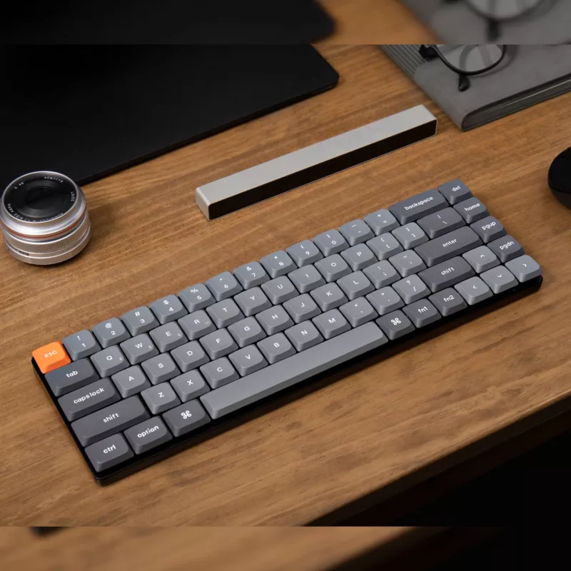 Keychron K7 Max QMK/VIA 65% Drahtlose Custom Mechanische Tastatur | Braune Switches
