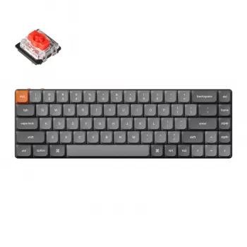 Keychron K7 Max QMK/VIA 65% Kabellose mechanische Tastatur | Rote Schalter