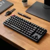 Keychron K8 QMK 80% TKL kabellose mechanische Tastatur V2 Red Switches - Schwarz