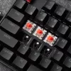 Keychron K8 QMK 80% TKL kabellose mechanische Tastatur V2 Red Switches - Schwarz