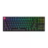 Keychron K8 QMK 80% TKL kabellose mechanische Tastatur V2 Red Switches - Schwarz