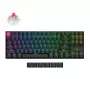Keychron K8 QMK 80% TKL kabellose mechanische Tastatur V2 Red Switches - Schwarz