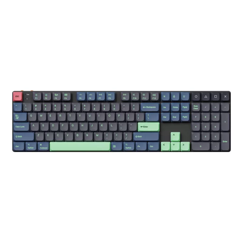 Keychron Low Profile Dye-Sub PBT LSA Full Set Keycap Set – Hacker Edition (133 Tasten, PBT, Low Profile)