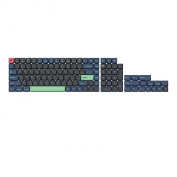 Keychron Low Profile Dye-Sub PBT LSA Full Set Keycap Set – Hacker Edition (133 Tasten, PBT, Low Profile)