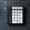 Keychron Q0 Max QMK Gateron Jupiter Banana RGB Kabelloses Custom-Nummernfeld Shell Weiß