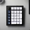 Keychron Q0 Max QMK Gateron Jupiter Red RGB Kabelloses Custom-Nummernfeld Carbon Schwarz