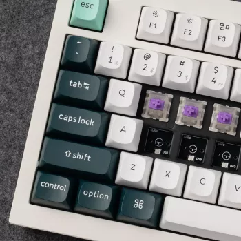 Keychron Q3 HE QMK 80% Kabellose Custom Mechanische Tastatur (Nebula Switch) - Shell White