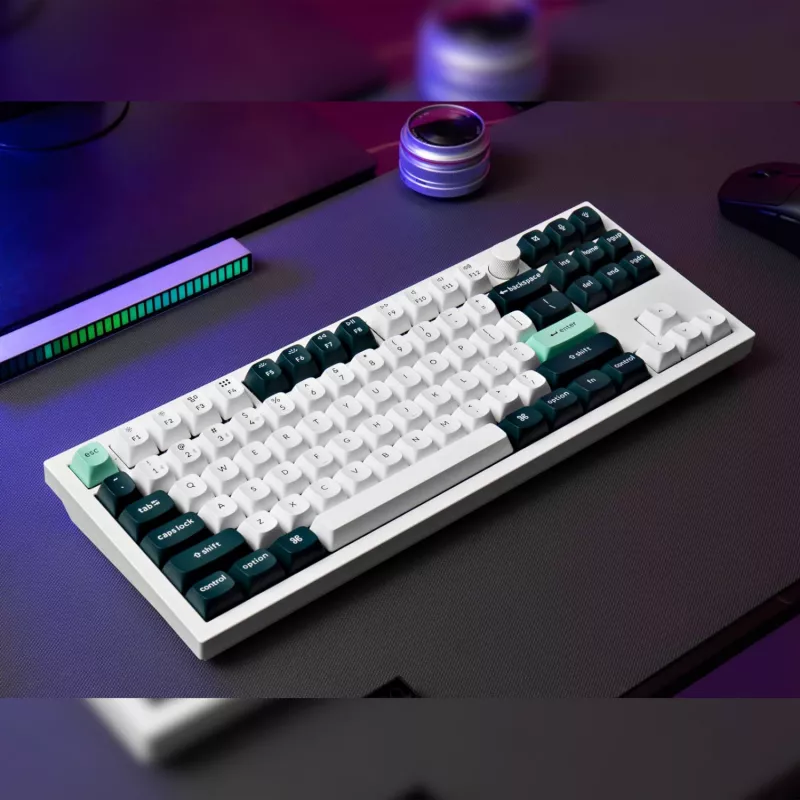 Keychron Q3 HE QMK 80% Kabellose Custom Mechanische Tastatur (Nebula Switch) - Shell White