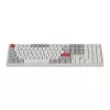 Keychron Q6 Max QMK/VIA kabellose mechanische Custom-Tastatur OSA Gateron Red Jupiter Switches - Shell White
