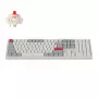 Keychron Q6 Max QMK/VIA kabellose mechanische Custom-Tastatur OSA Gateron Red Jupiter Switches - Shell White