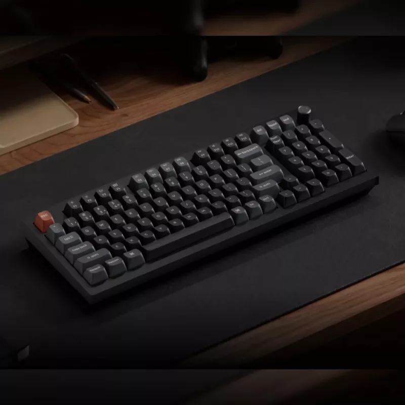 Keychron V5 Ultra 96% 8K Red Switch Hot-Swappable Silk POM RGB Kabellose Tastatur