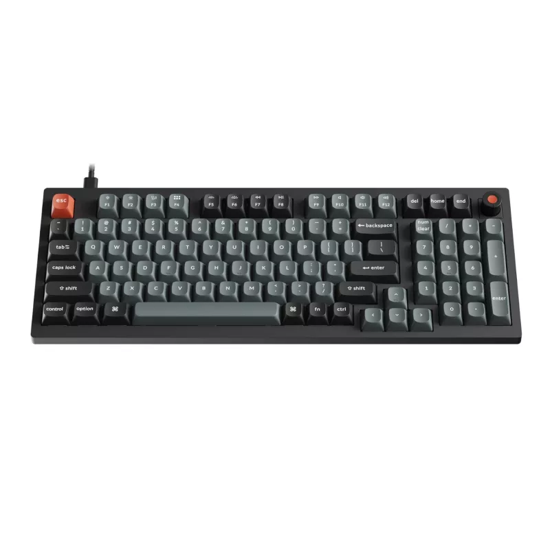 Keychron V5 Ultra 96% 8K Red Switch Hot-Swappable Silk POM RGB Kabellose Tastatur