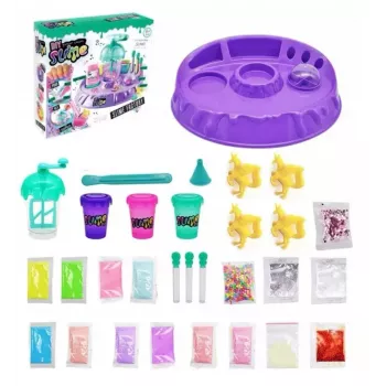 Kiddyz DIY Slime Factory: Großes Set mit Glitzer und Figuren zur Schleimherstellung