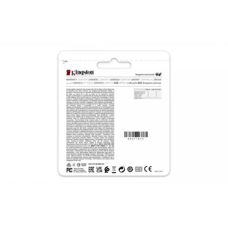 Kingston DataTraveler Exodia Onyx 64GB USB 3.2 Flash-Laufwerk