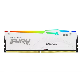 Kingston FURY Beast White RGB EXPO 32GB DDR5-6400 CL32 DIMM Arbeitsspeicher