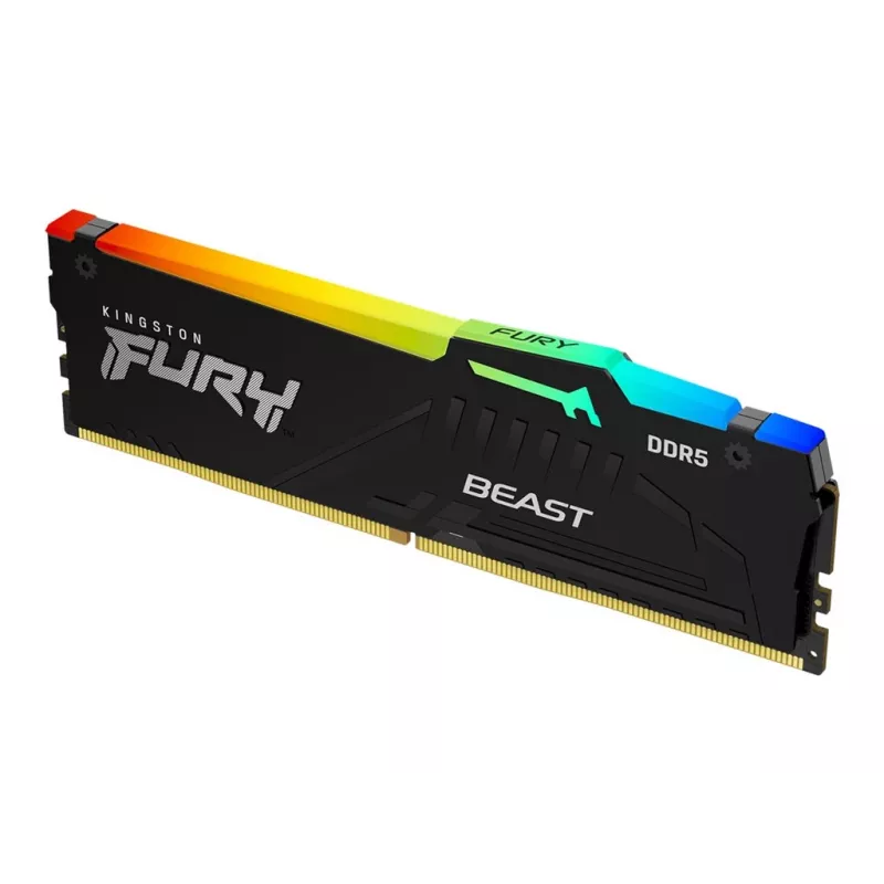 Kingston Technology FURY Beast 128GB 5600MT/s DDR5 CL40 DIMM (Kit of 4) RGB XMP