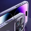 Kingxbar PQY Ice Crystal Series Magnetic Case für iPhone 14 Pro MagSafe Pink und Blau