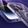 Kingxbar PQY Ice Crystal Series Magnetic Case für iPhone 14 Pro MagSafe Pink und Blau