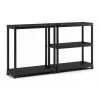 KIS Keter Kunststoff-Bücherregal 5 Ablagen 90 x 40 x 182 cm Schwarz
