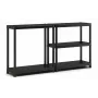 KIS Keter Kunststoff-Bücherregal 5 Ablagen 90 x 40 x 182 cm Schwarz
