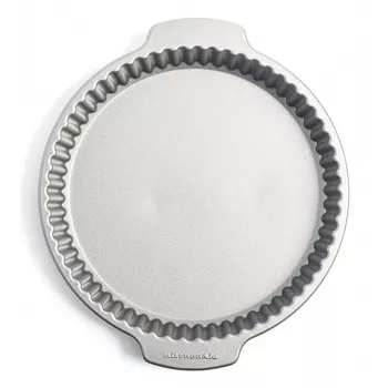 KitchenAid Quicheform 28 cm Grau