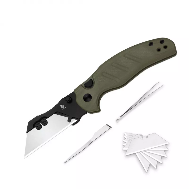 Kizer C01C Uti 1 Klappmesser G10-Griff 5Cr15MoV-Klinge Schwarz
