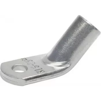 Klauke 46R1245 Rohrkabelschuh 45° M12 50 mm², verzinntes Kupfer, Crimpverbindung, 1 Stück