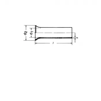 Klauke 8225V verzinnte Kupfer-Rohrkabelschuh 95 mm² M10