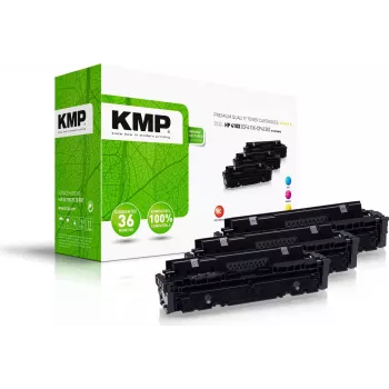 KMP 2538,3030 Kompatible Tonerkartusche 3er-Pack Cyan, Magenta, Gelb für Brother Laserdrucker