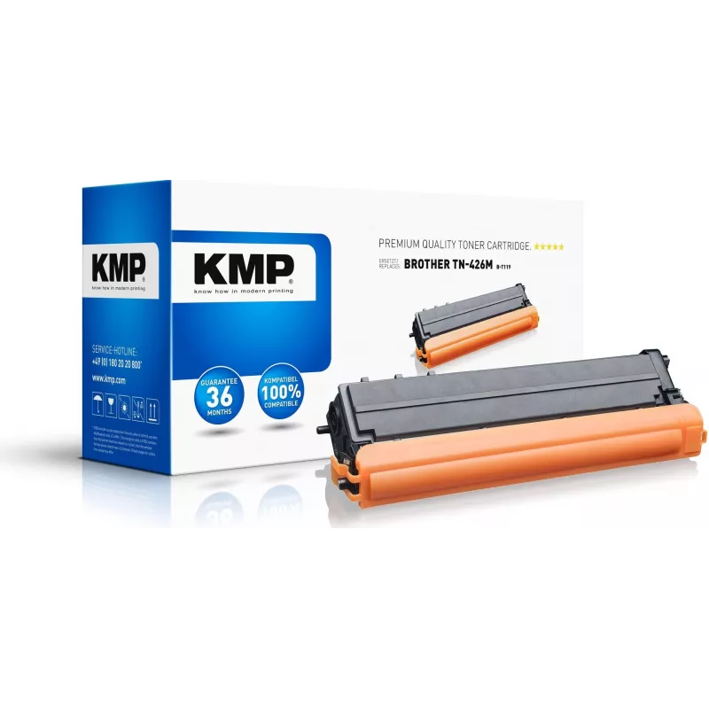 KMP B-T119 Kompatible Tonerkartusche - Magenta - 160g - Hohe Ergiebigkeit - 9.000 Seiten - für Brother HL-L8360CDW, MFC-L8900CDW