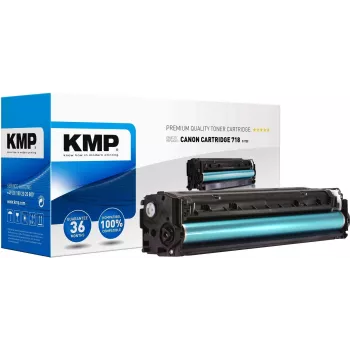 KMP C-T22 Gelbe Kompatible Tonerkartusche (Ersetzt Canon 718) - 2900 Seiten - für Canon Color Imageclass LBP-7660, MF-8380, i-SENSYS LBP-7200C, 7200CDN, 7200CN, MF-8330CDN, 8350CDN