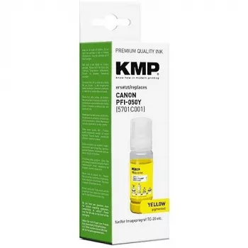 KMP Patrone Canon PFI050Y (5701C001) Gelb Kompatibel