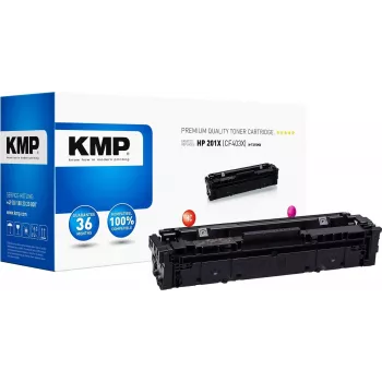 KMP H-T215MX High Yield Magenta Kompatible Tonerkartusche (Alternative zu HP 201X, HP CF403X) für HP Color LaserJet Pro M252dn, M252dw, M252n, MFP M277c6, MFP M277dw, MFP M277n