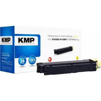 KMP K-T92 - 195 g - High Yield - Yellow - Kompatible Tonerpatrone (Ersatz für Kyocera TK-5280Y) für Kyocera ECOSYS M6235cidn, M6235CIDN/KL3, M6635cidn, M6635CIDN/KL3, P6235cdn, P6235CDN/KL3
