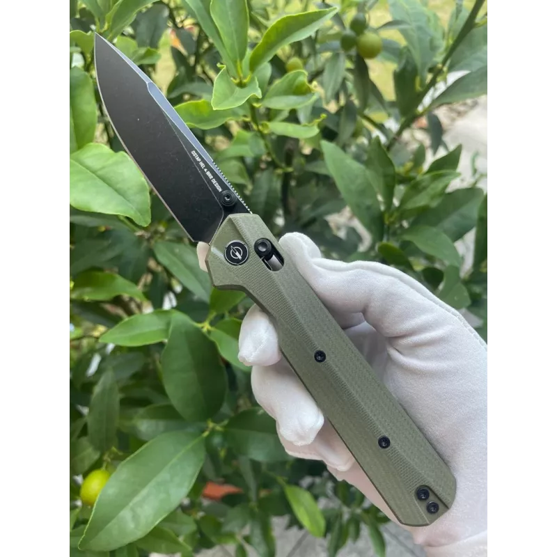 Messer KNIVESPL The First OD Green G10 14C28N