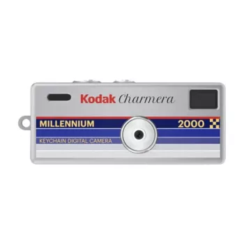 KODAK Charmera Schlüsselanhänger-Digitalkamera Millenium, 0,3 MP VGA, Silber