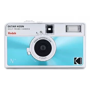 KODAK EKTAR H35N HF Filmkamera Analogkamera Set mit Kodak Ultramax, Blau